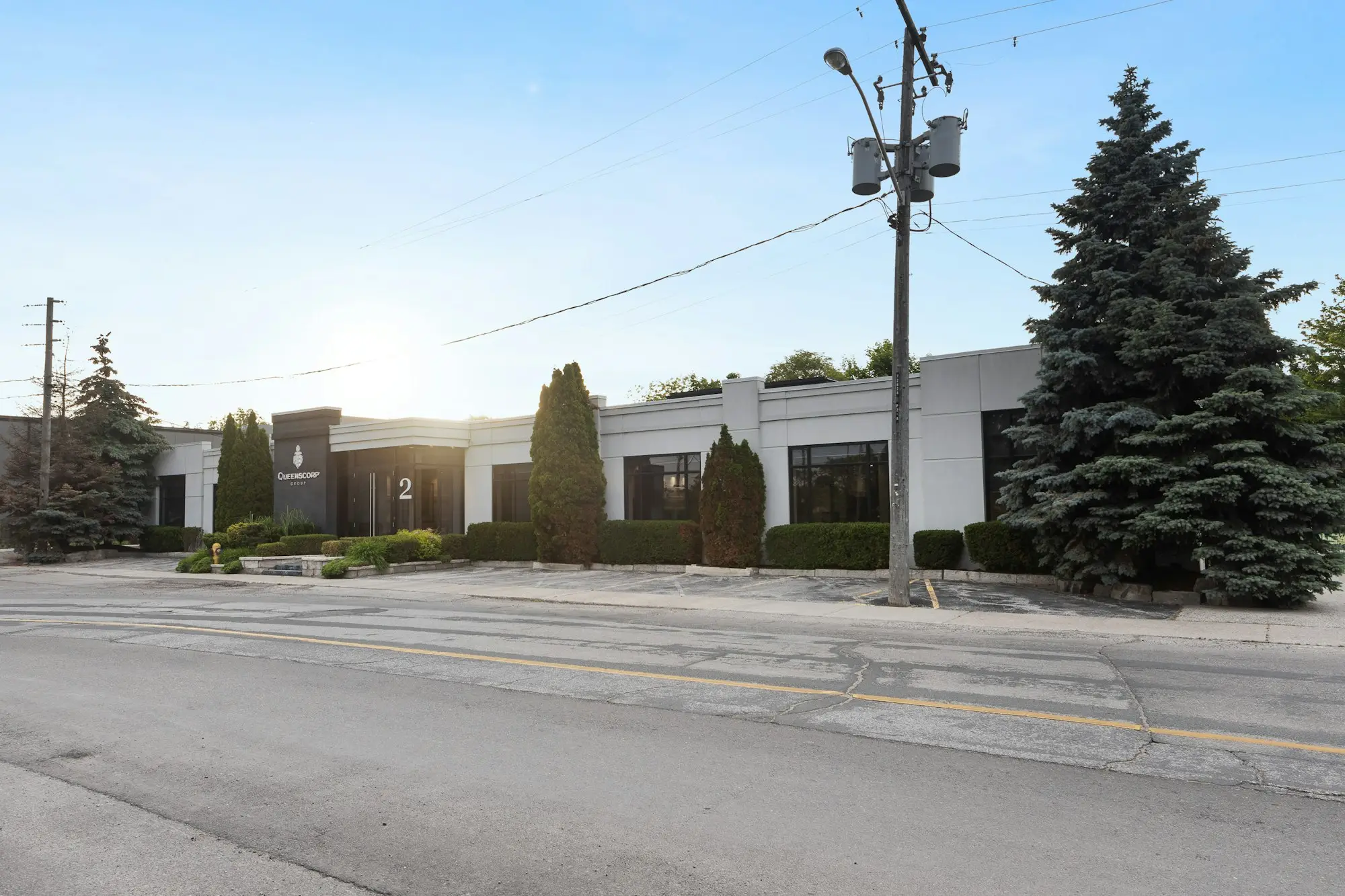 A building set behind trees, property with equity available for a second mortgage